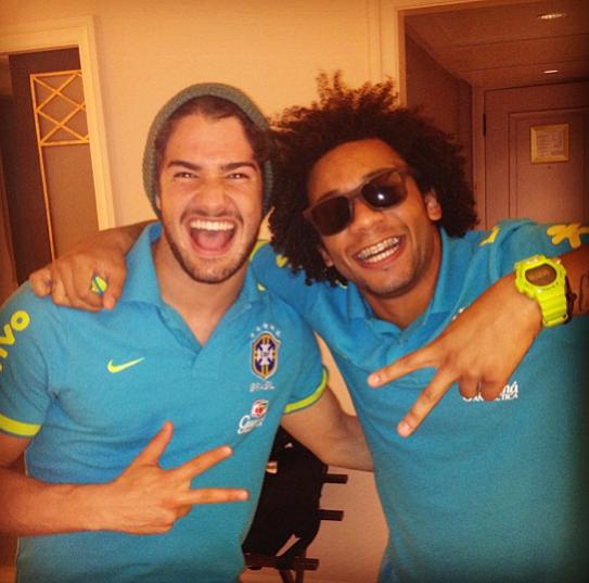 Alexandre Pato e Marcelo