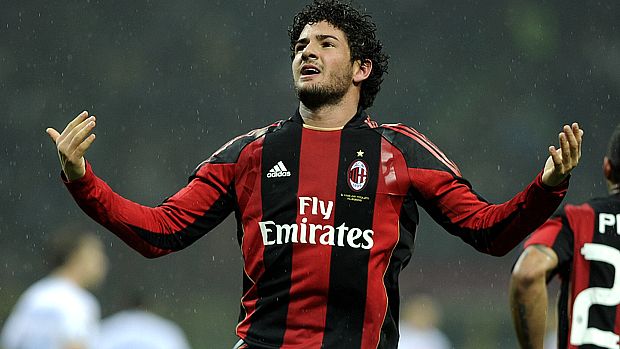 Alexandre Pato marcou o último gol da vitória do Milan