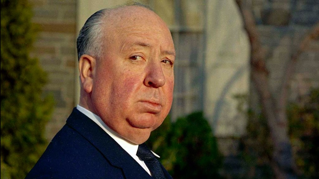 O cineasta Alfred Hitchcock