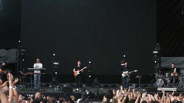 Apresentação do banda Alt-J, durante o Festival Lollapalooza 2015, no Autódromo de Interlagos, em São Paulo
