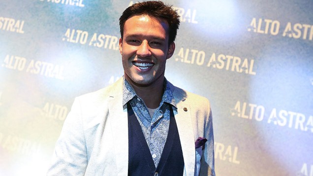 Nando Rodrigues durante o lançamento da próxima novela das sete, ‘Alto Astral’