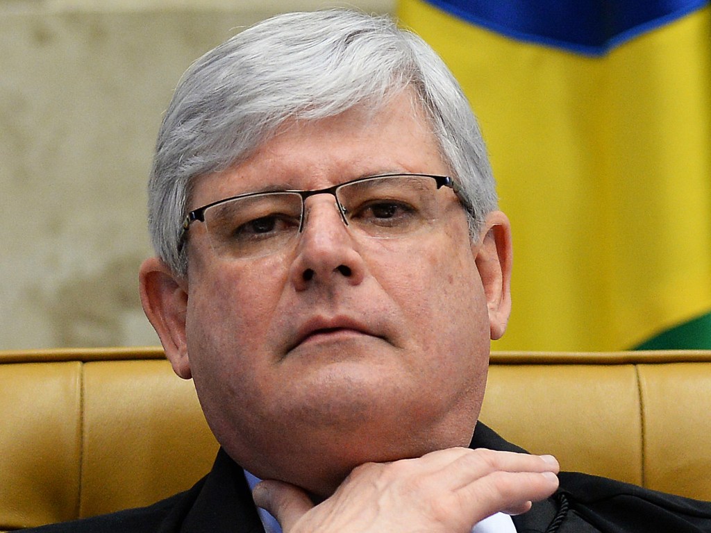 Rodrigo Janot durante sessão do STF para decidir se o ex-presidente Lula pode ser nomeado para o cargo de ministro-chefe da Casa Civil - 20/04/2016