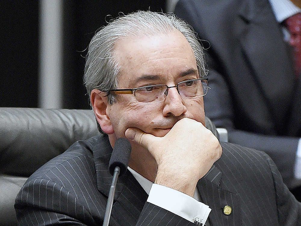 O presidente da Câmara, Eduardo Cunha (PMDB-RJ) é apontado nas planilhas da Odebrecht como "Caranguejo"
