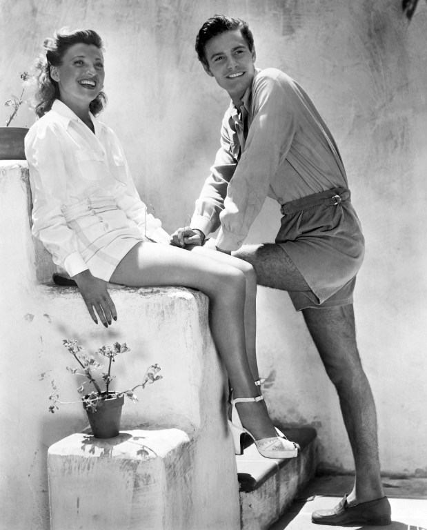 Louis Jourdan com a mulher Berthe Frederique Jourdan