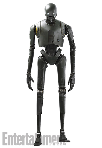 O androide K-2SO, personagem do filme Rogue One - Uma História Star Wars