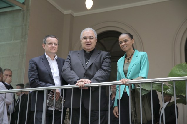 Pela manhã, a candidata Marina Silva se encontra com arcebispo do Rio de Janeiro, Dom Orani Tempesta, na Glória, zona sul do estado - 12/09/2014