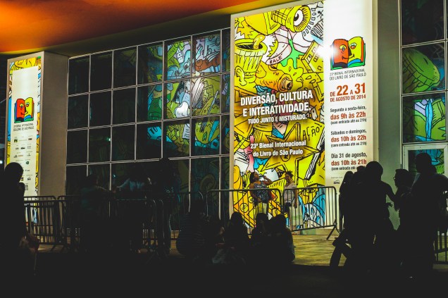 A 23ª edição da Bienal do Livro de São Paulo é realizada entre os dias 22 e 31 de agosto no pavilhão de exposições do Anhembi