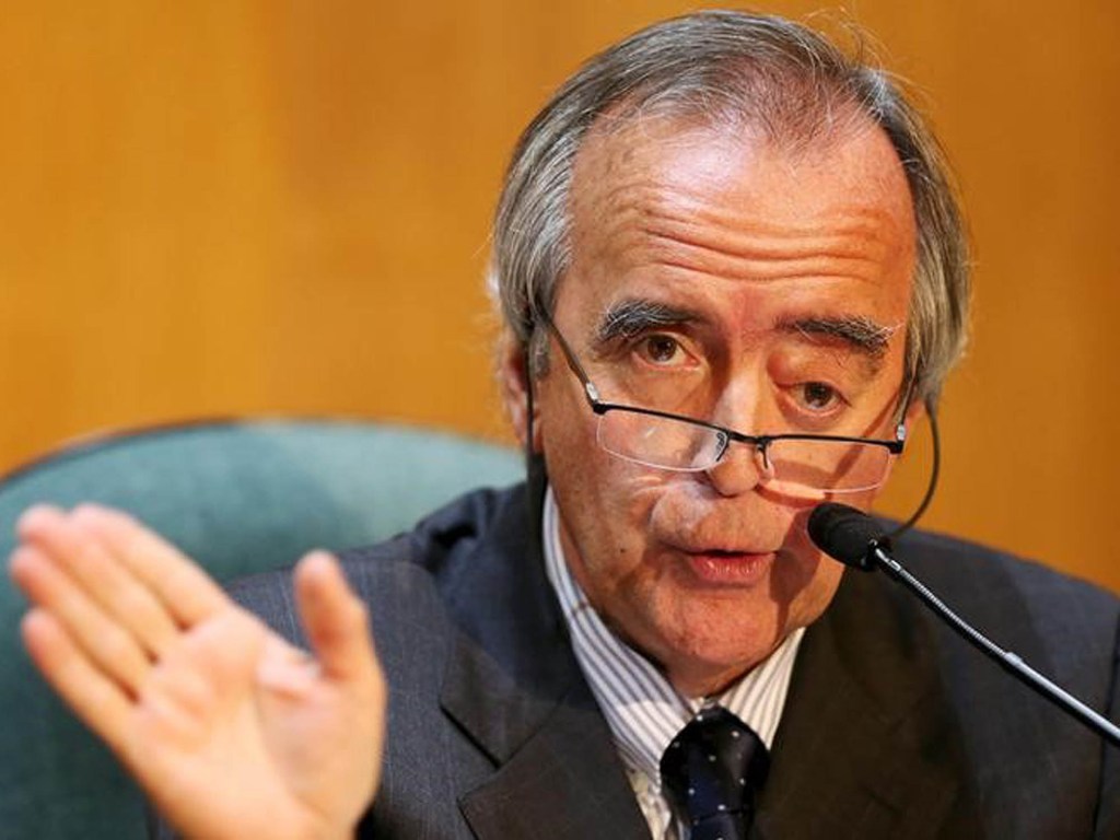 Nestor Cerveró, ex-diretor da área internacional da Petrobras, durante audiência no Congresso Nacional