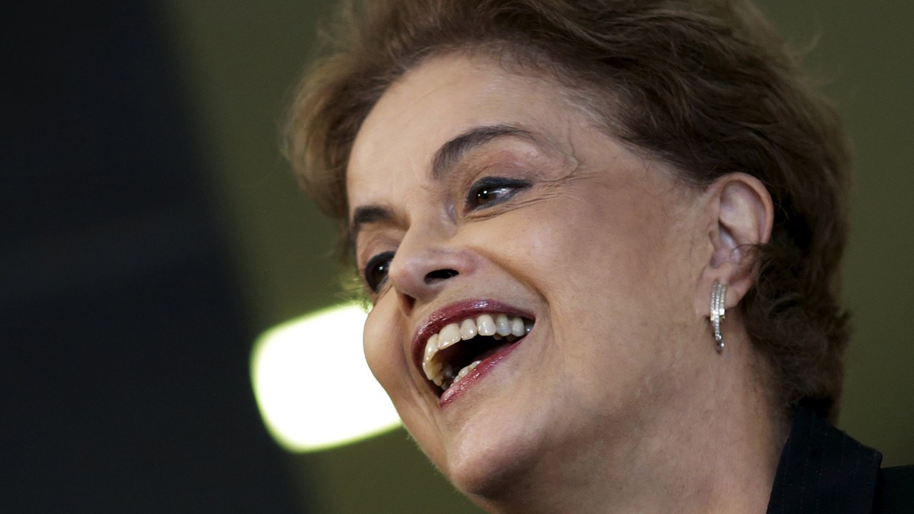 Presidente Dilma Rousseff em reunião no Palácio do Planalto, na manhã desta sexta-feira (11)