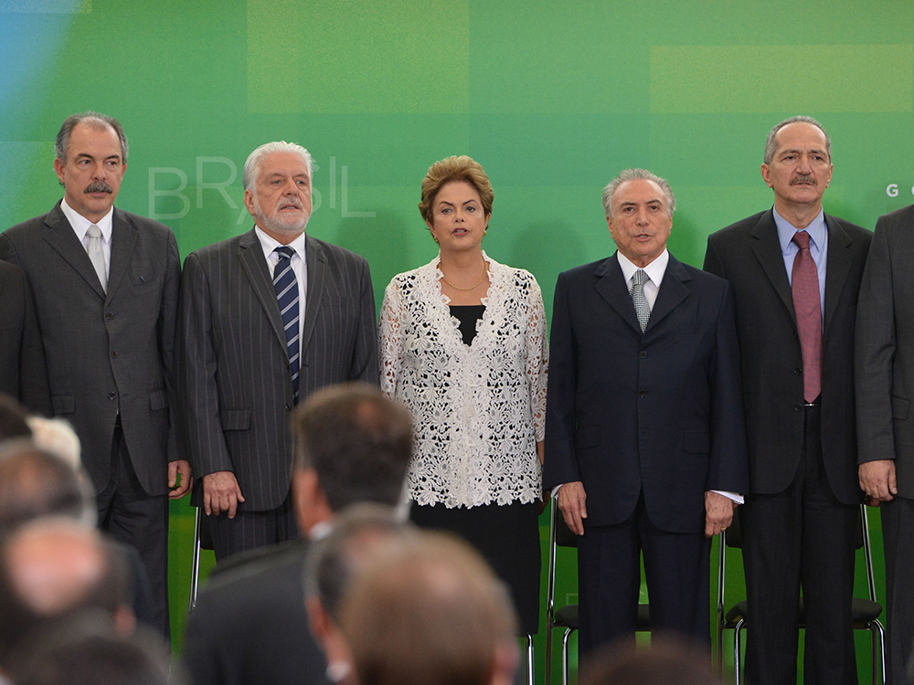 Cerimônia de posse dos novos ministros do governo de Dilma