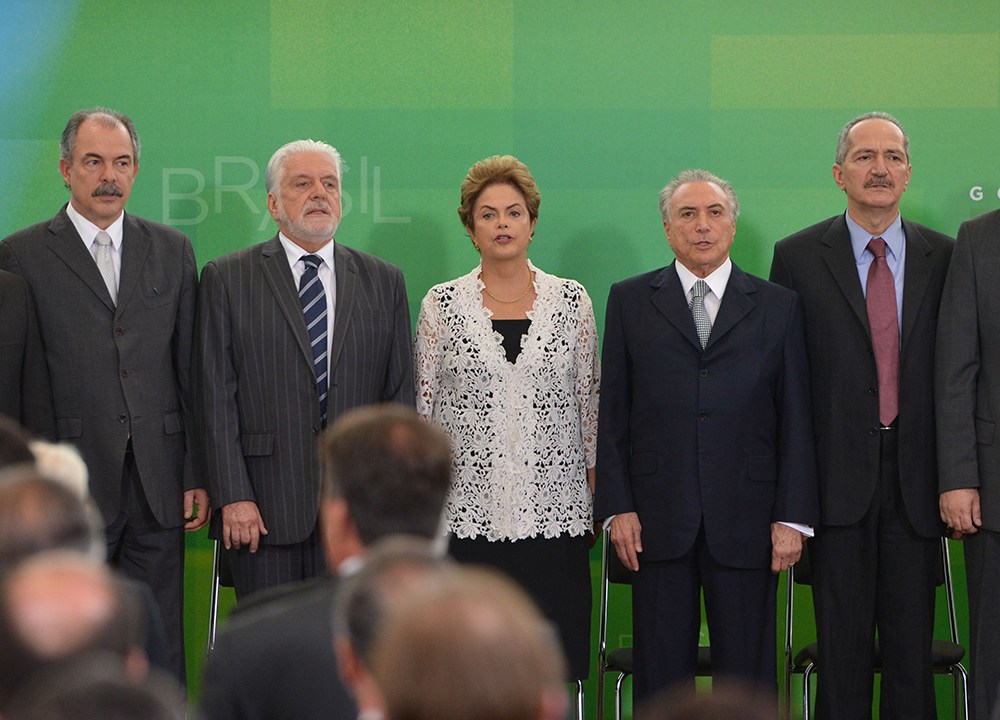 Cerimônia de posse dos novos ministros do governo de Dilma