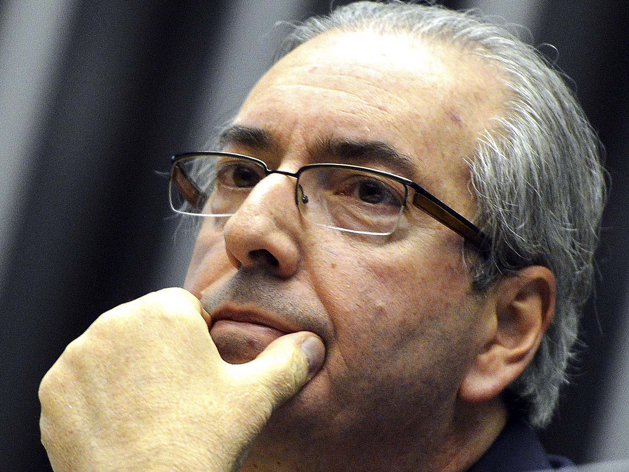 O presidente da Câmara, Eduardo Cunha