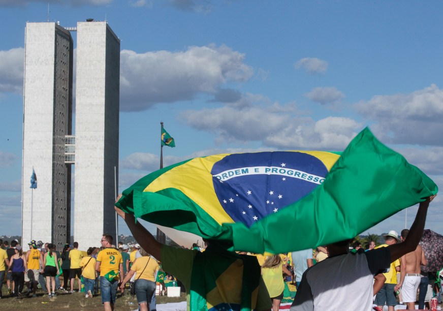 Manifestação a favor do Impeachment em Brasília - 17/04/2016
