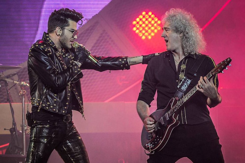 Show do Queen apresentando Adam Lambert como vocalista, no Ginásio do Ibirapuera, em São Paulo. A apresentação é parte da turnê "Don't stop them now"