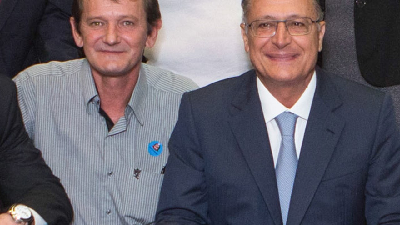 Gilmar Moura e Geraldo Alckmin