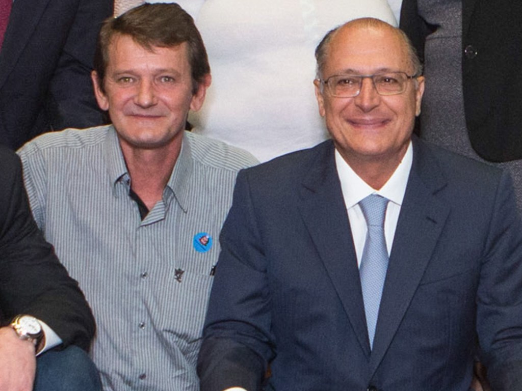 Gilmar Moura e Geraldo Alckmin