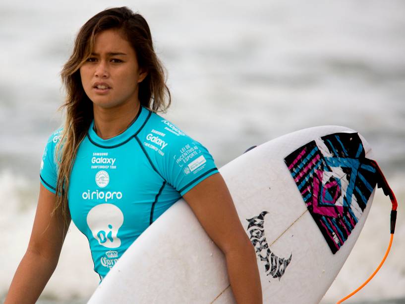 Alessa Quizon na competição feminina da Rio Pro 2015