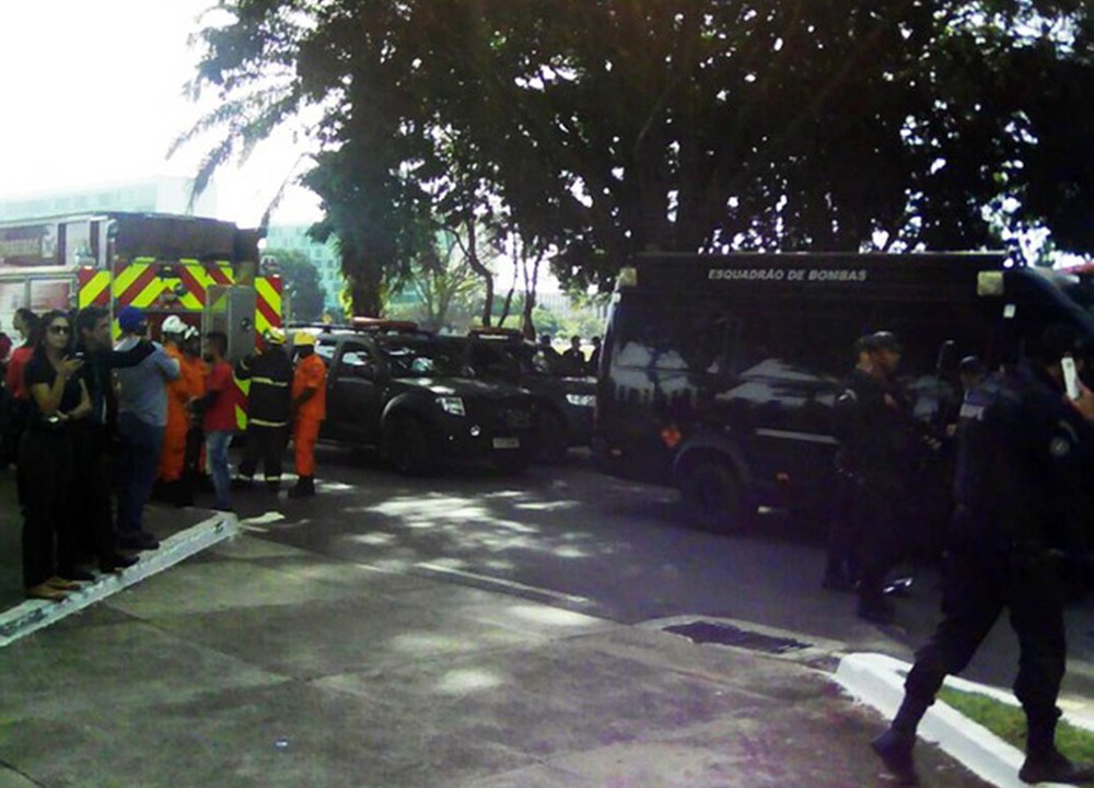 Ministério da Agricultura foi evacuado por volta das 8h20 desta quarta-feira por ameaça de bomba