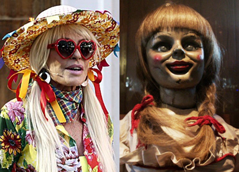 Visual de festa junina de Ana Maria Braga chegou a ser comparado com o da boneca Annabelle