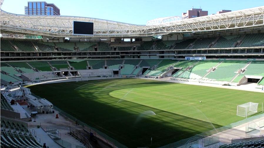 Imagens mais recentes mostram Arena do Palmeiras praticamente concluída
