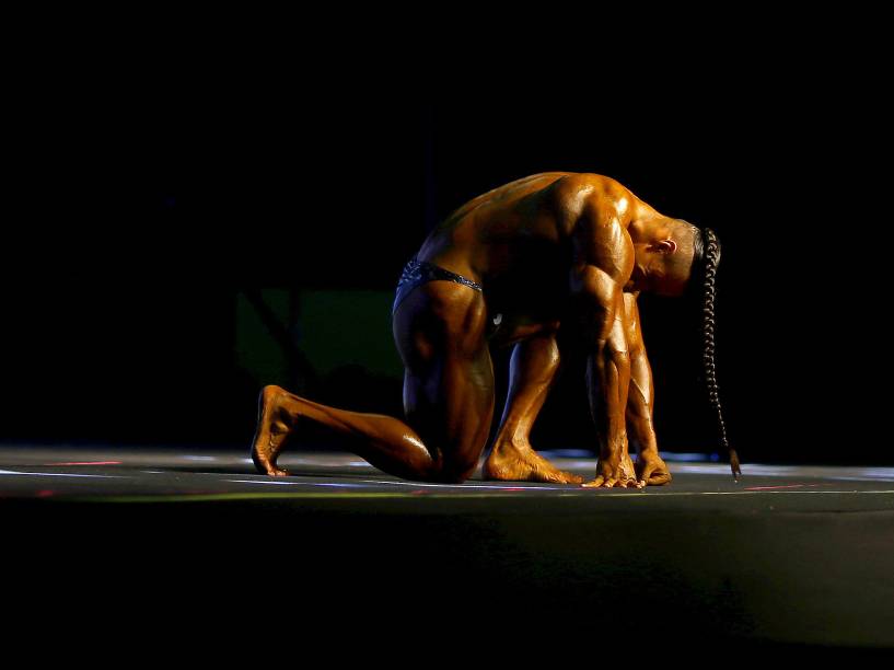 O evento Arnold Classic Brasil, no Rio de Janeiro recebe fisiculturistas do mundo todo até o domingo (31)