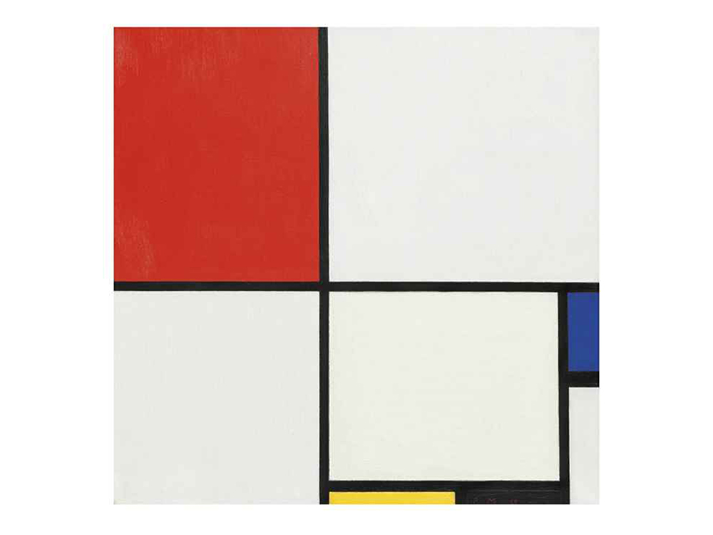 ‘Composição No. III, com vermelho, azul, amarelo e preto’, de Piet Mondrian