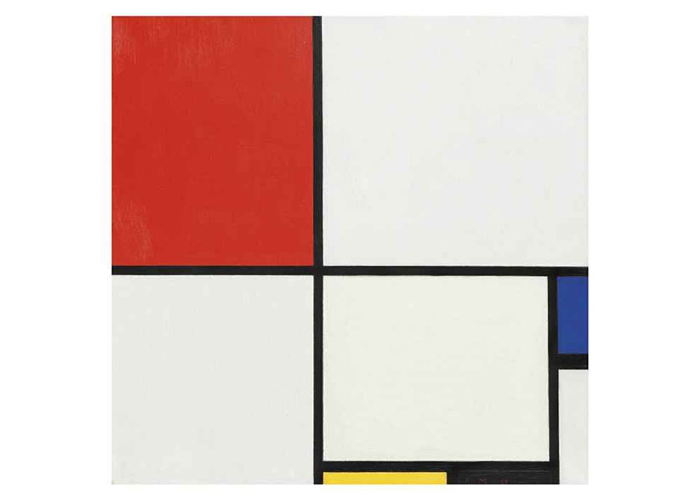 ‘Composição No. III, com vermelho, azul, amarelo e preto’, de Piet Mondrian