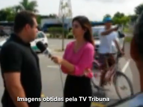 Equipe de TV é assaltada no Guarujá