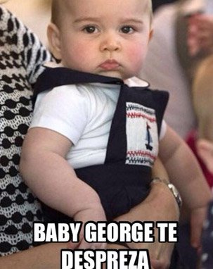Meme com príncipe George