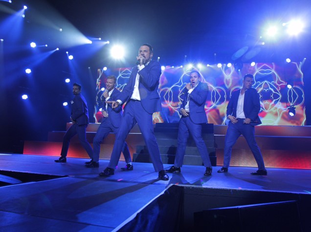 Backstreet Boys se apresentam no Citibank Hall, na Barra da Tijuca, em show da turnê "In a World Like This"