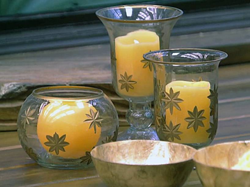 Velas também contribuem para ambiente intimista