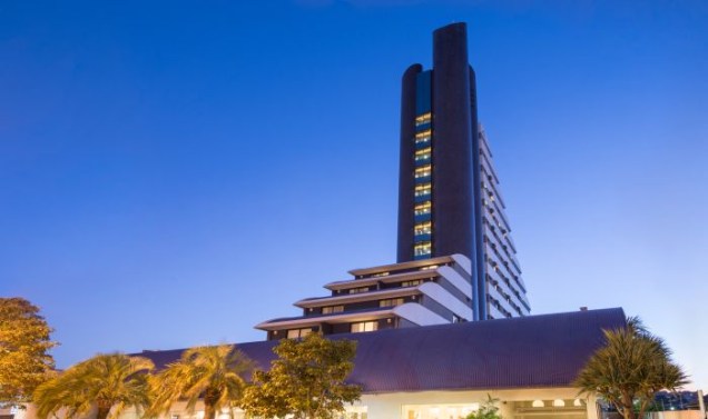 Fachada do hotel Blue Tree, onde Alberto Youssef possui quatro imóveis – eles serão leiloados após decisão do juiz Sérgio Moro