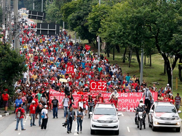 Protesto do MTST em São Paulo