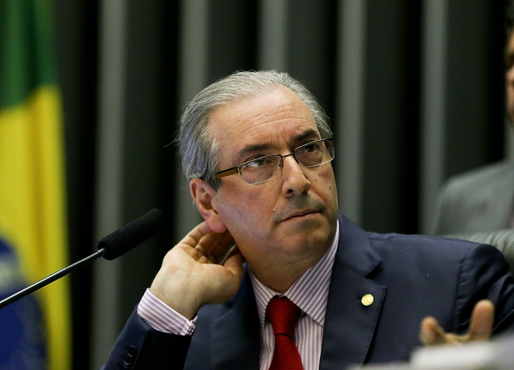 O presidente da Câmara dos Deputados, Eduardo Cunha (PMDB-RJ), comanda sessão de votação da Casa