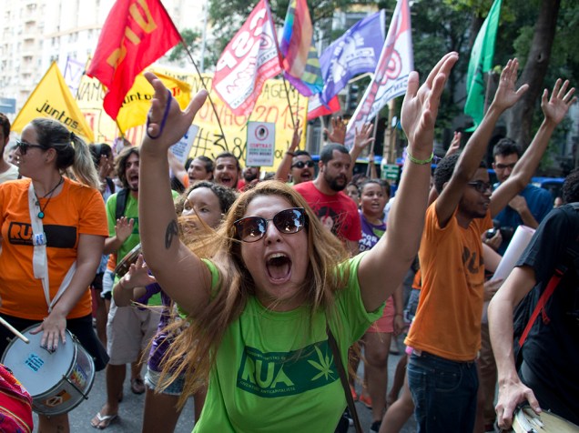 Protestos contra o aumento da passagem no Rio de Janeiro