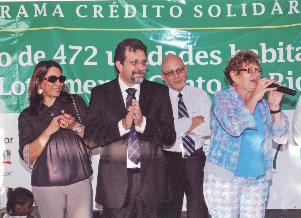 Dalva Sele (à esquerda), ex-presidente do Instituto Brasil, e Afonso Florence, deputado federal pelo PT-BA e ex-ministro do Desenvolvimento Agrário