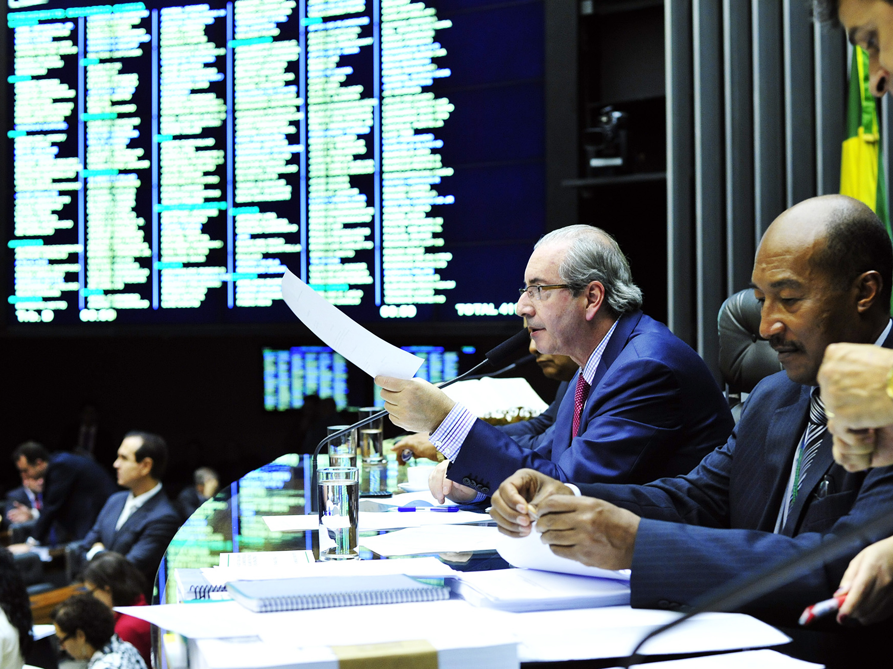 Deputado Eduardo Cunha (PMDB-RJ) durante essão para análise e discussão da Reforma Política - 26/05/2015