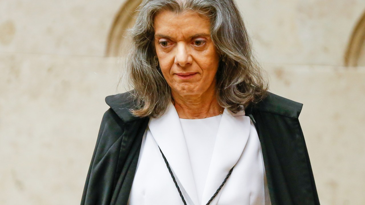 A ministra Cármen Lúcia, relatora do caso das biografias não autorizadas no STF durante sessão que decide o assunto - 10/06/2015