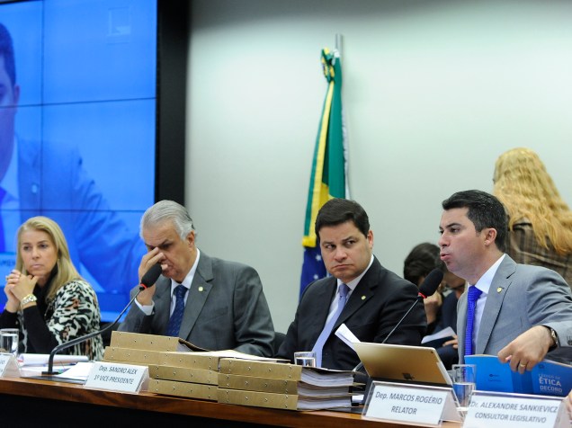 Reunião do Conselho de Ética da Câmara dos Deputados decide o processo de cassação de mandato do presidente afastado da Casa, Eduardo Cunha (PMDB-RJ) - 14/06/2016