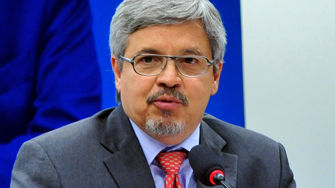 O presidente do Conselho de Controle de Atividades Financeiras, Antonio Gustavo, na CPI da Petrobras