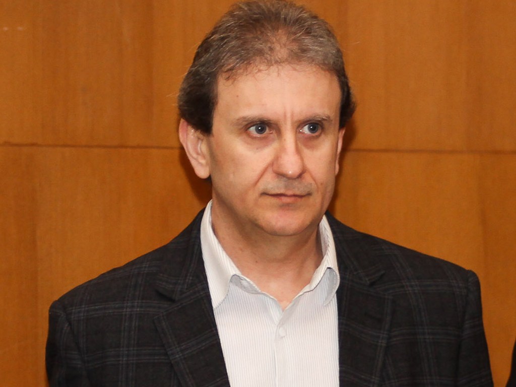 O doleiro Alberto Youssef depõe na CPI da Petrobras na sede da Justiça Federal em Curitiba (PR) - 11/05/2015