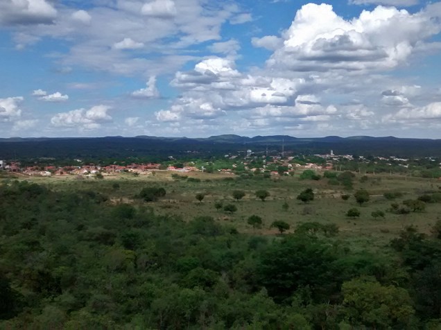 Vista da cidade de Castelo do Piauí