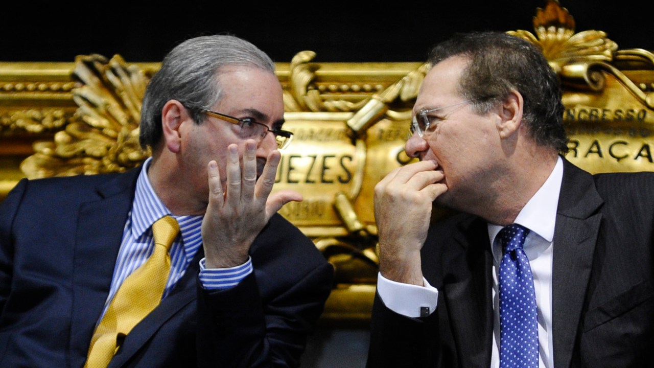 Renan Calheiros e Eduardo Cunha