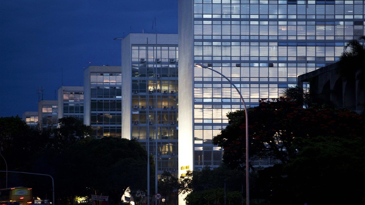 Esplanada dos Ministérios em Brasília (DF)