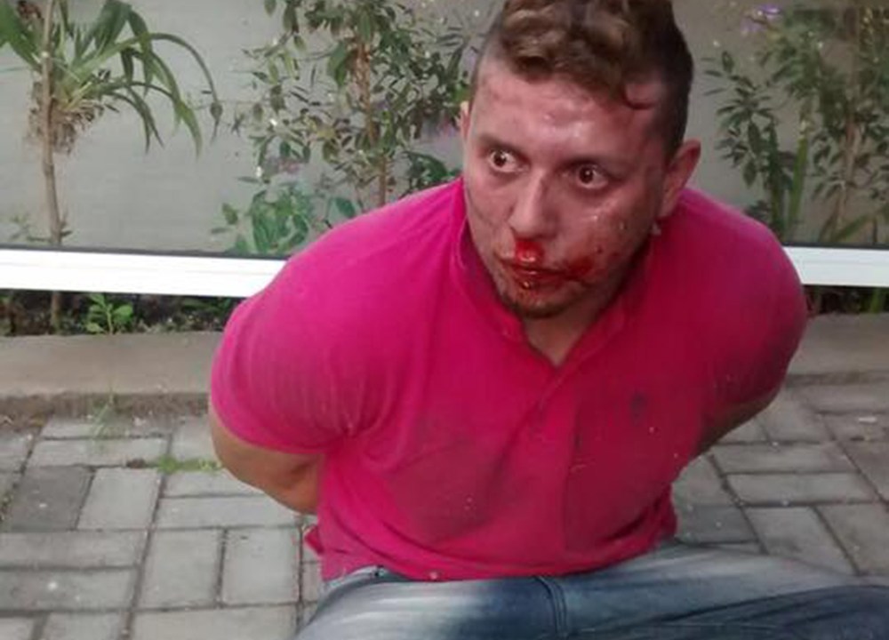 Homem espancado após agredir PM no centro de São Paulo