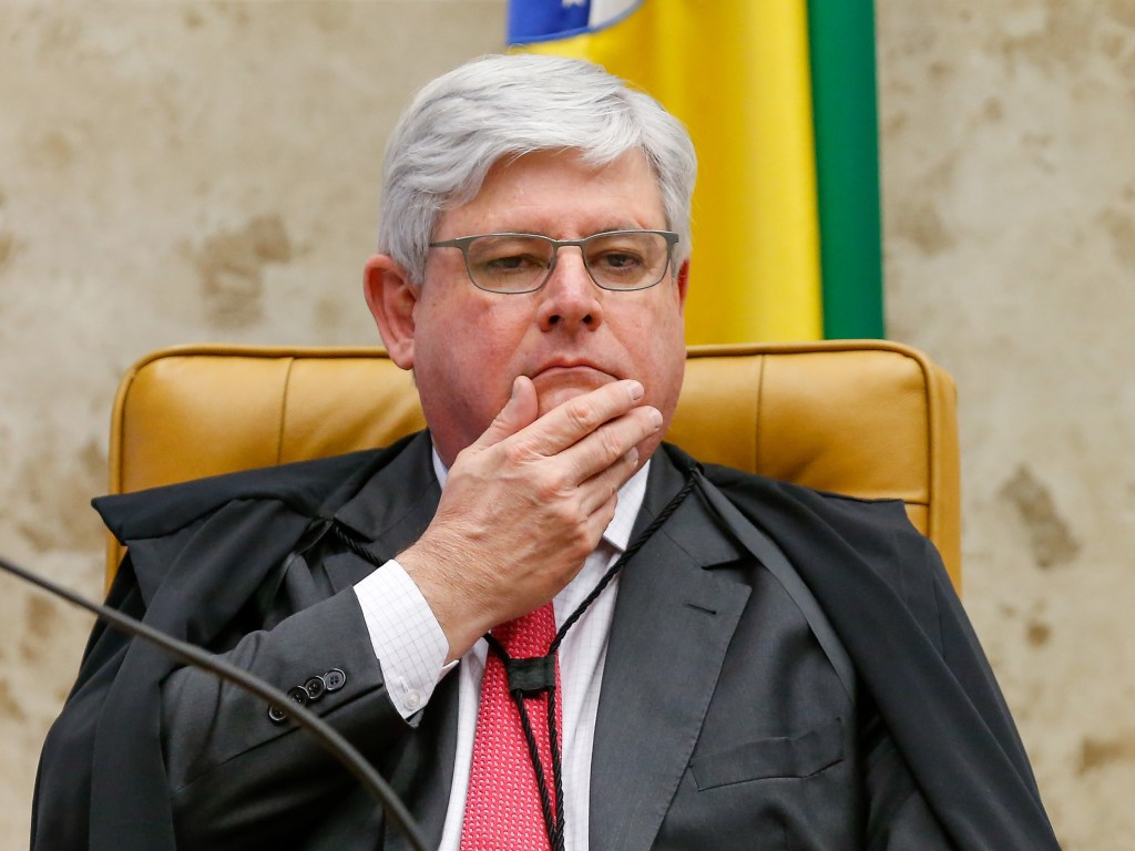 O procurador-geral da República, Rodrigo Janot durante sessão do STF (Supremo Tribunal Federal)