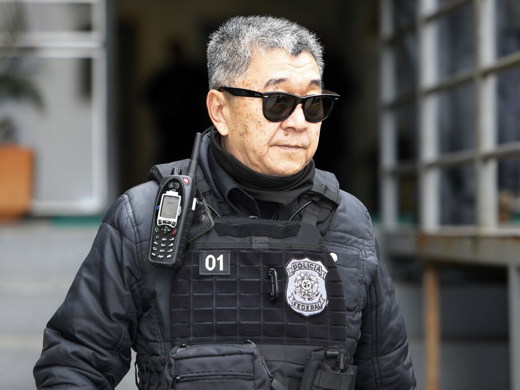 O agente da Polícia Federal Newton Hidenori Ishii, o japonês da Federal