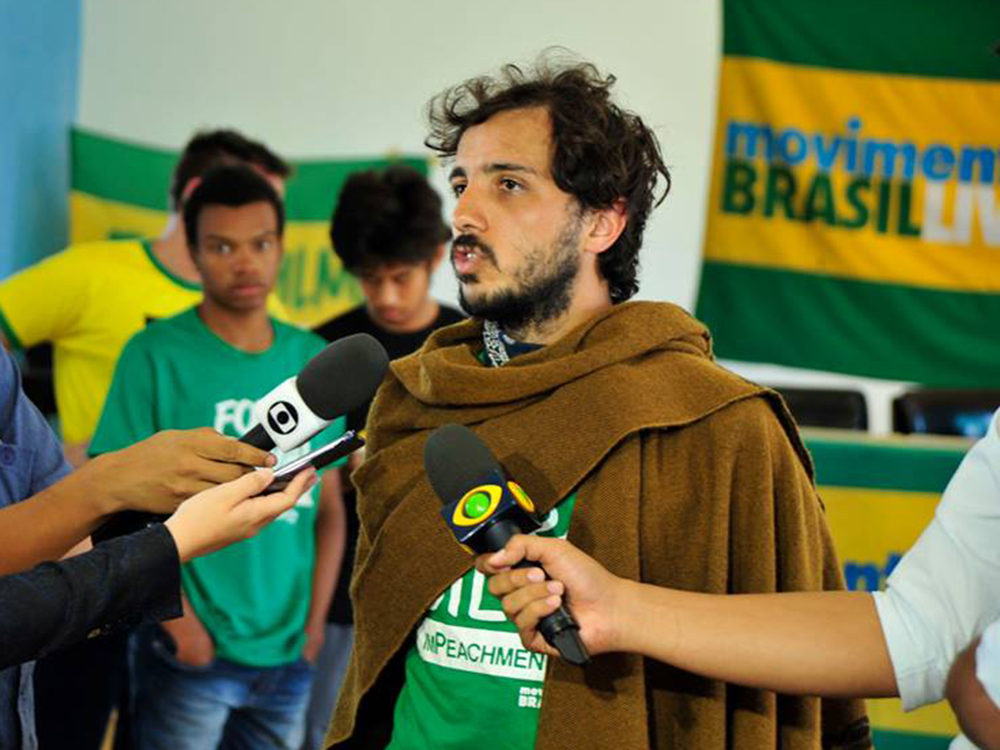 Renan Santos, líder do MBL (Movimento Brasil Livre)