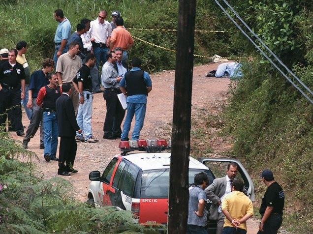 Local onde foi encontrado o corpo do ex-prefeito de Santo André Celso Daniel no município de Juquitiba, interior de São Paulo