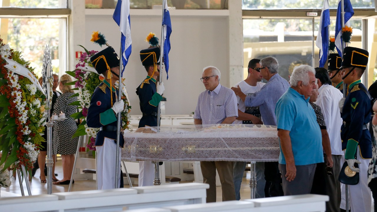 Velório de Jarbas Passarinho no Oratório do Soldado em Brasília (DF)